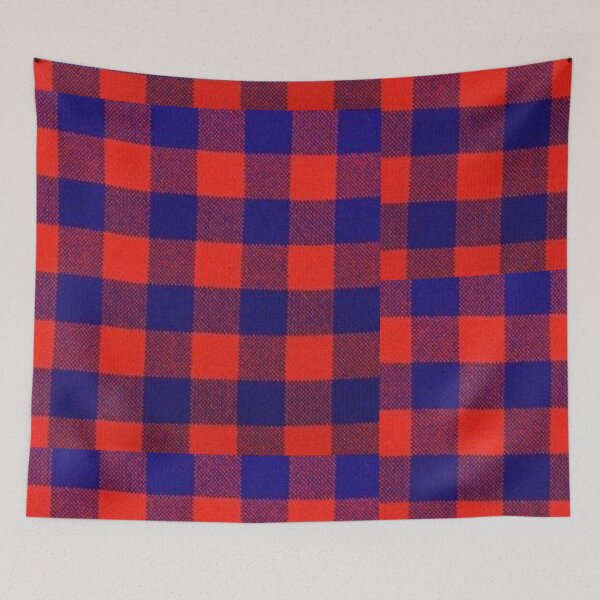 Item preview, Bold Red and Blue Plaid Check – Classic Maasai Pattern designed and sold by Wesli.