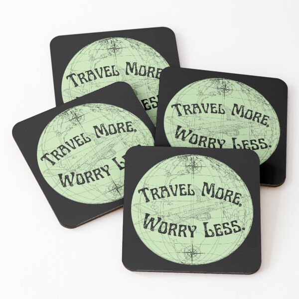 Item preview, Travel More, Worry Less. designed and sold by Spring Things.