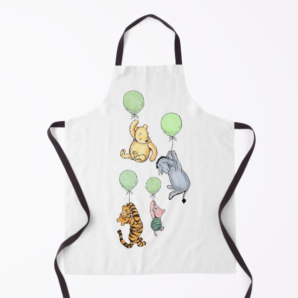 Item preview, Classic Winnie the Pooh Green Balloons designed and sold by ColorFlowArt.