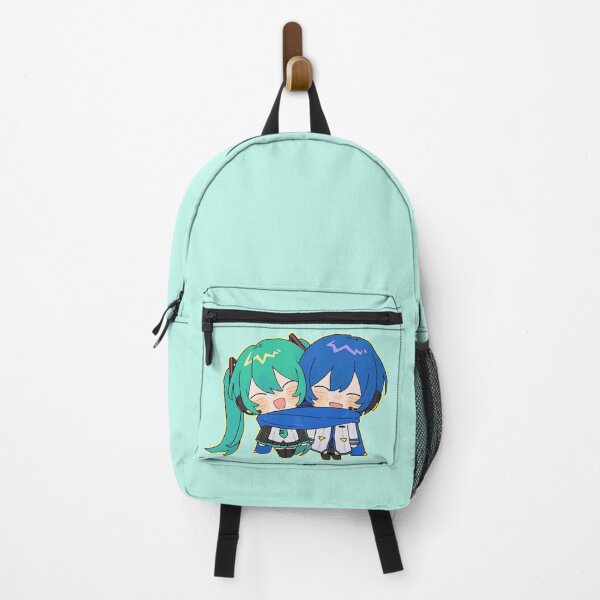 Item preview, Hatsune Miku and Kaito share a tender hug with a scarf designed and sold by loveiscosmic.