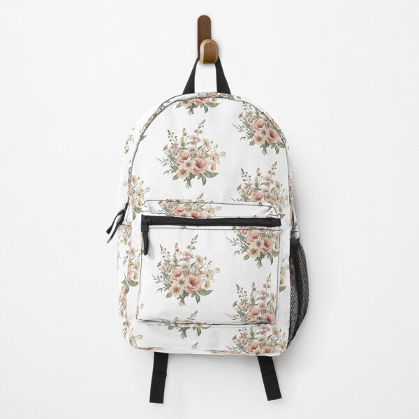 Item preview, Soft Blush Floral Bouquet Delicate Botanical Print designed and sold by FAGMAVisuals.