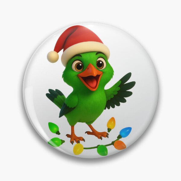 Item preview, Christmas Common Green Magpie designed and sold by Sillytoe.