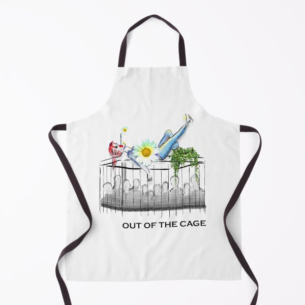 Item preview, Out of the Cage – Symbolic Freedom Art with Daisy Figure designed and sold by ChiaraPagani.