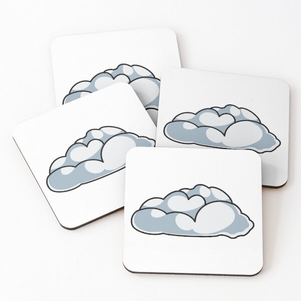 Item preview, Cloud Sticker | Postcard from Abroad collection designed and sold by PinkPeelUK.