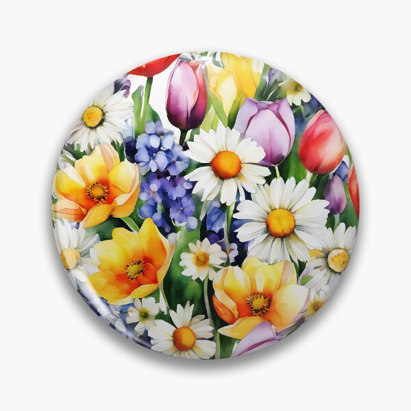 Item preview, Easter Flowers Colorful Chic Bouquet Digital Design Art designed and sold by DEC02.