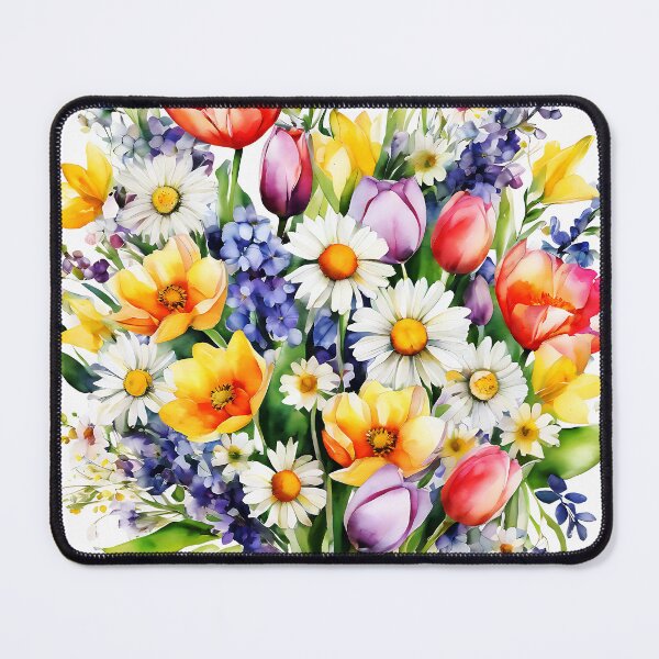Item preview, Easter Flowers Colorful Chic Bouquet Digital Design Art designed and sold by DEC02.