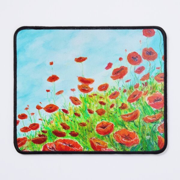 Item preview, Poppies on a hillside designed and sold by Christi Martin.