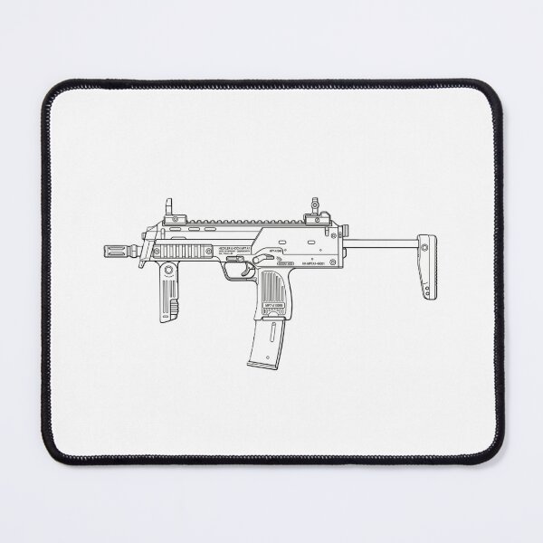 Item preview, MP7 SMG Silhouette designed and sold by GoldOrion.