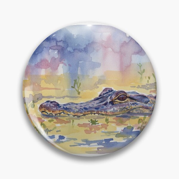 Item preview, Watercolor-Style American Alligator designed and sold by Pondside-Pics.