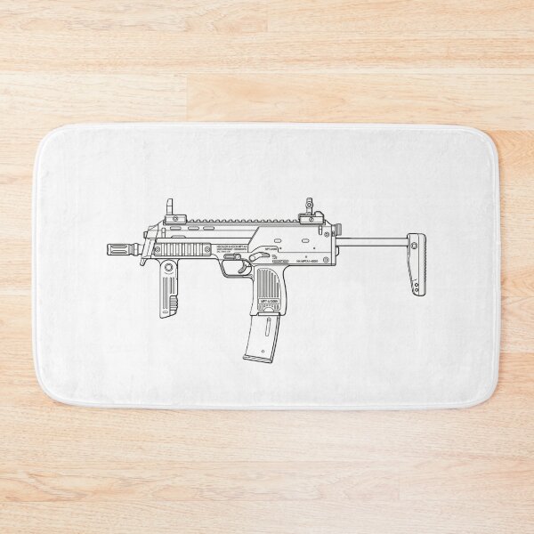 Item preview, MP7 SMG Silhouette designed and sold by GoldOrion.