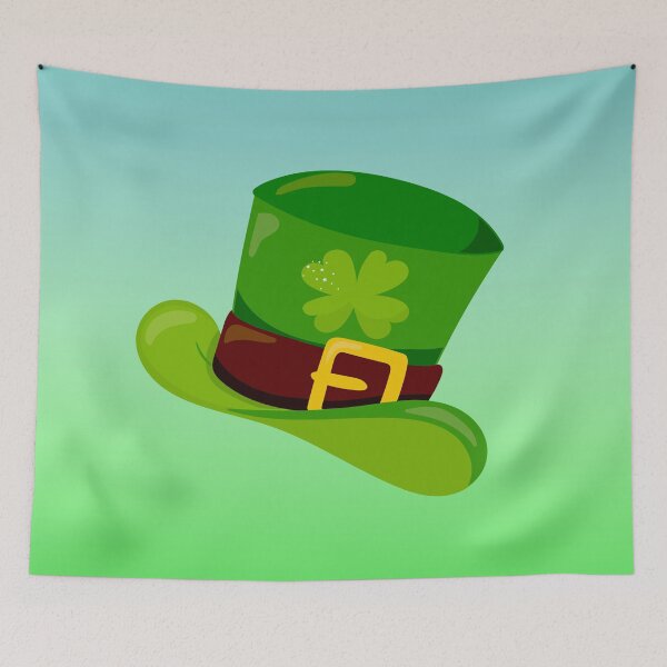 Item preview, St. Patrick's Day: Leprechaun Hat With "Lucky" Shamrock designed and sold by DEC02.