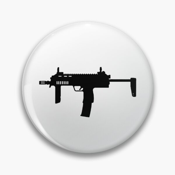 Item preview, MP7 SMG Black Silhouette designed and sold by GoldOrion.