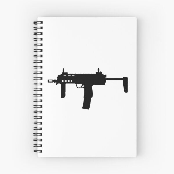 Item preview, MP7 SMG Black Silhouette designed and sold by GoldOrion.