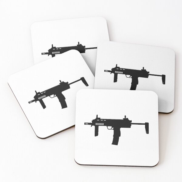 Item preview, MP7 SMG Black Silhouette designed and sold by GoldOrion.