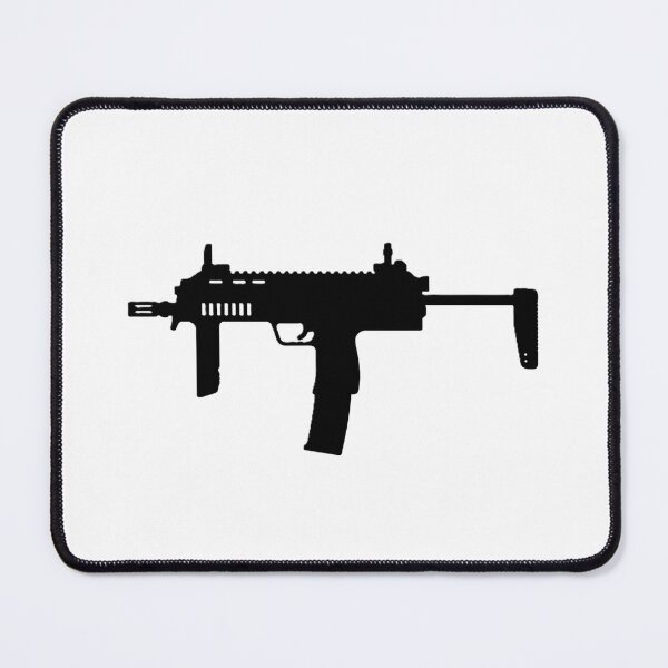 Item preview, MP7 SMG Black Silhouette designed and sold by GoldOrion.
