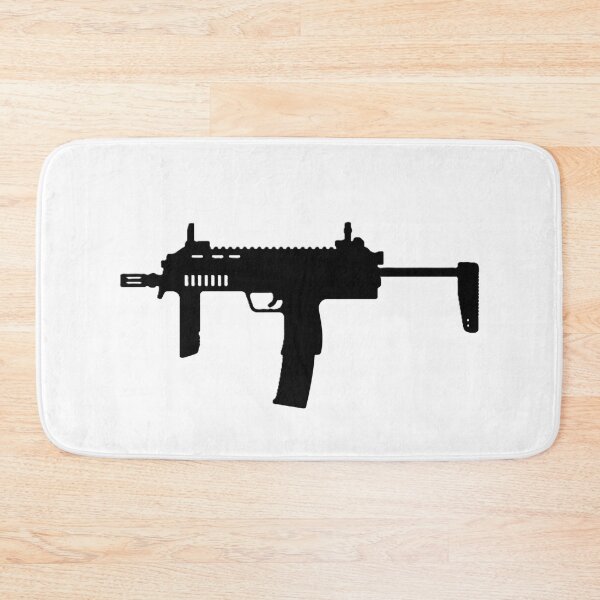 Item preview, MP7 SMG Black Silhouette designed and sold by GoldOrion.