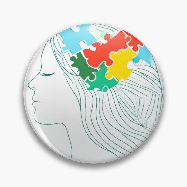 Item preview, Autistic Not Broken - Autism Awareness Neurodiversity Art designed and sold by NeonSketch Lab.