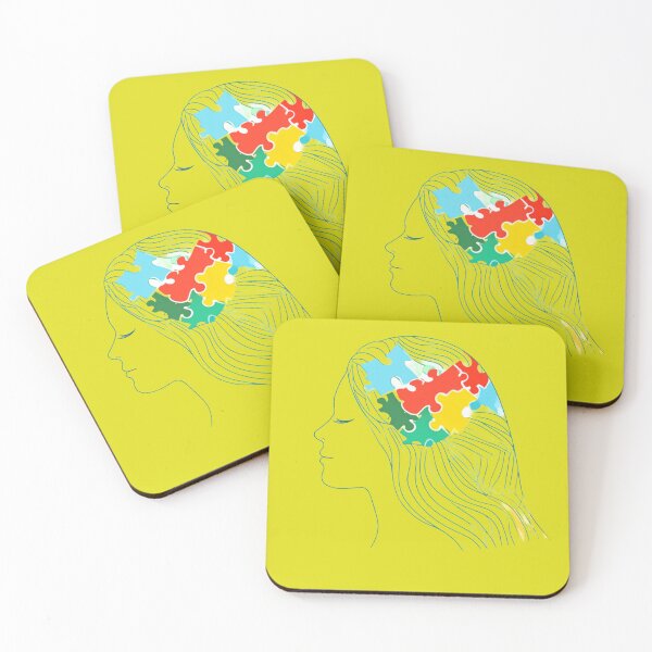 Item preview, Autistic Not Broken - Autism Awareness Neurodiversity Art designed and sold by NeonSketch Lab.