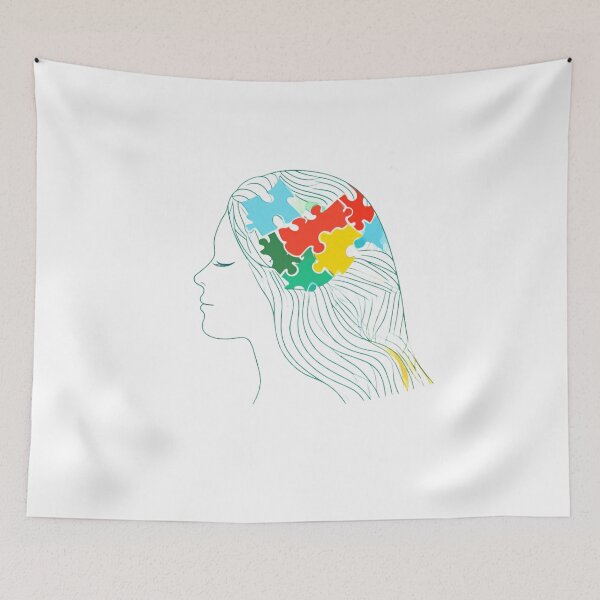 Item preview, Autistic Not Broken - Autism Awareness Neurodiversity Art designed and sold by NeonSketch Lab.
