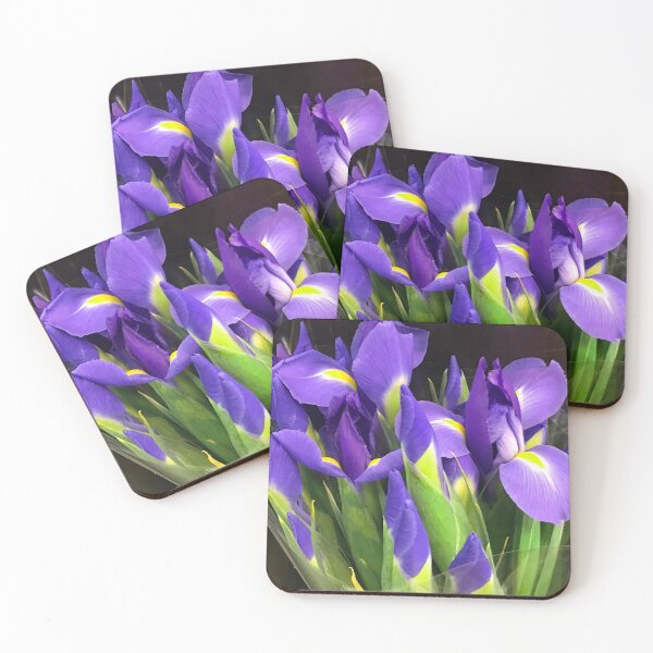 Item preview, Breathtakingly Beautiful Purple Iris Floral Bouquet Art Photo designed and sold by DEC02.