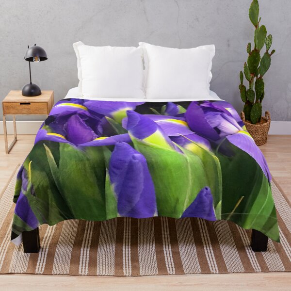 Item preview, Breathtakingly Beautiful Purple Iris Floral Bouquet Art Photo designed and sold by DEC02.