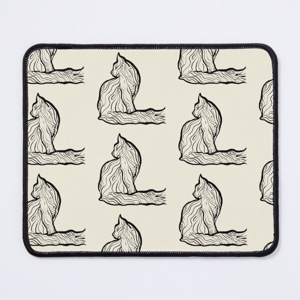 Item preview, Sitting Cat Flowing Line Art | Minimalist Household Animal Design designed and sold by Digital Vector GB.
