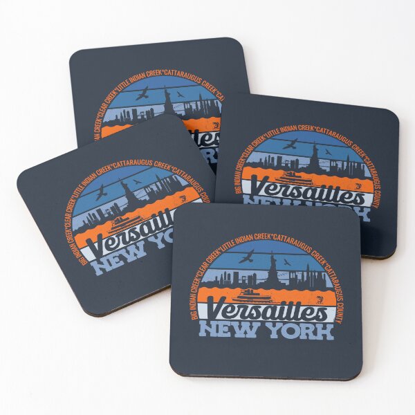Item preview, Versailles New York Sunset Retro Vintage Local Pride Logo designed and sold by CRHPOD20.