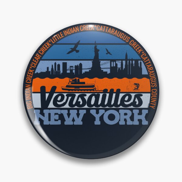 Item preview, Versailles New York Sunset Retro Vintage Local Pride Logo designed and sold by CRHPOD20.