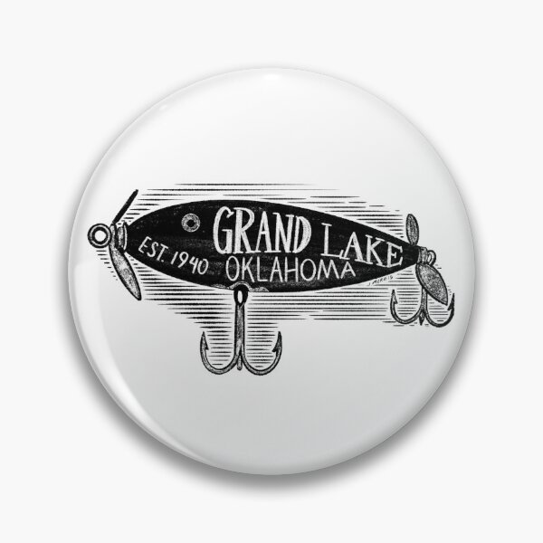 Item preview, Grand Lake Oklahoma Fishing Lure designed and sold by John Morris Illustration.
