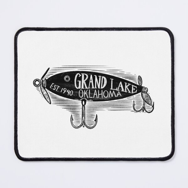 Item preview, Grand Lake Oklahoma Fishing Lure designed and sold by John Morris Illustration.