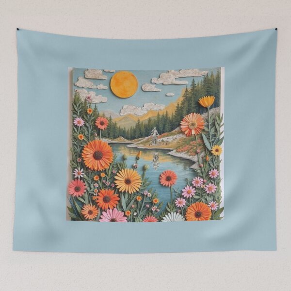 Item preview, Artistic collage in praise of life no. 9 designed and sold by Knock on my door.