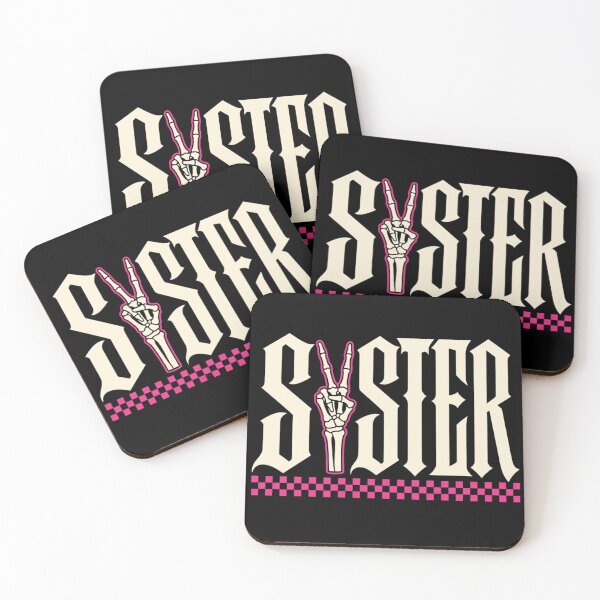 Item preview, Sister of The Bad Two The Bone - Funny Skeleton Birthday Saying Sister designed and sold by CutOutIdols.