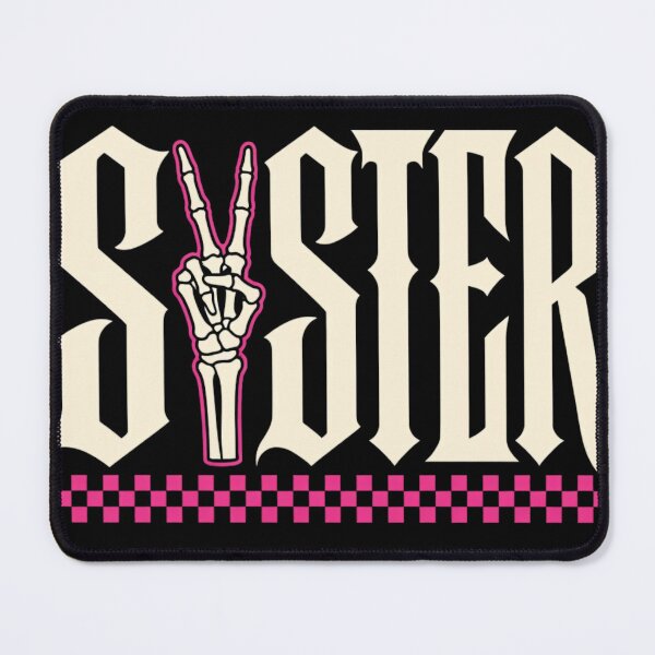 Item preview, Sister of The Bad Two The Bone - Funny Skeleton Birthday Saying Sister designed and sold by CutOutIdols.
