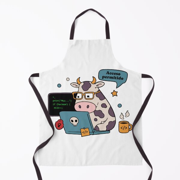Item preview, Hacker Cow designed and sold by SillyMeltdown.