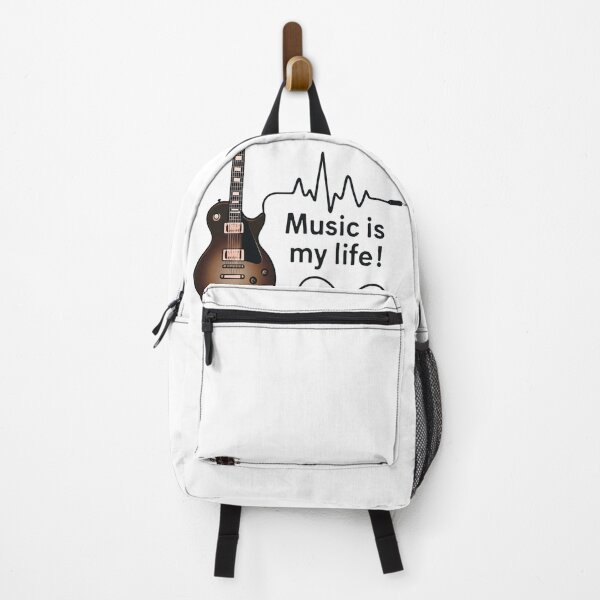 Item preview, Music Is My Life Vintage Electric Guitar Heartbeat designed and sold by Shape-Forge.