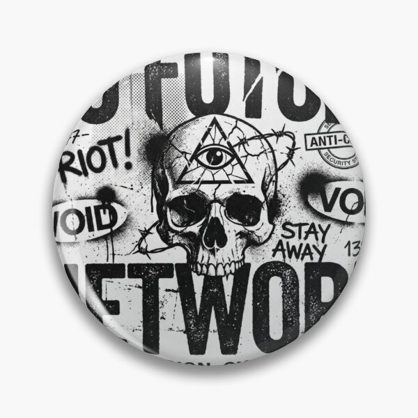 Item preview, NO FUTURE NETWORK - Underground Streetwear Skull Graphic designed and sold by HumanCreator.
