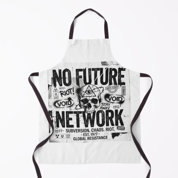 Item preview, NO FUTURE NETWORK - Underground Streetwear Skull Graphic designed and sold by HumanCreator.