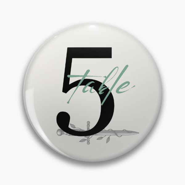 Item preview, Table number 5 | Set of 12 - Fantasy adventure and D&D design - Wedding - Birthday - Parties designed and sold by Love&Geek.