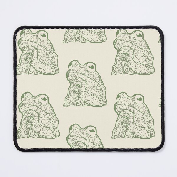 Item preview, Psychedelic Praying Toad, Frog Green Line Art, Swamp Trip Art designed and sold by Digital Vector GB.