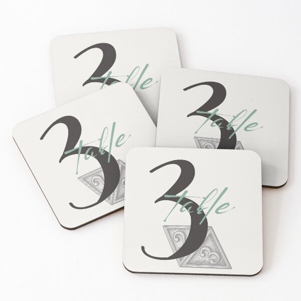 Item preview, Table number 3 | Set of 12 - Fantasy adventure and D&D design - Wedding - Birthday - Parties designed and sold by Love&Geek.
