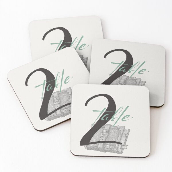 Item preview, Table number 2 | Set of 12 - Fantasy adventure and D&D design - Wedding - Birthday - Parties designed and sold by Love&Geek.