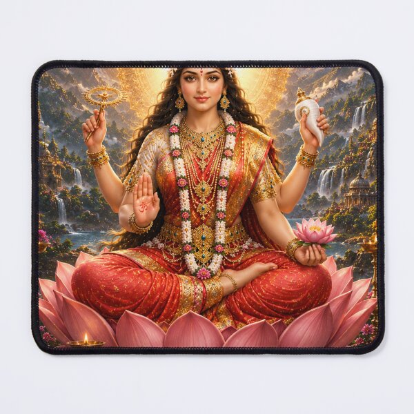 Item preview, Siddhidatri Goddess Navratri Art | Dussehra Divine Shakti Wall Decor | Sacred Hindu Poster designed and sold by Homyar.