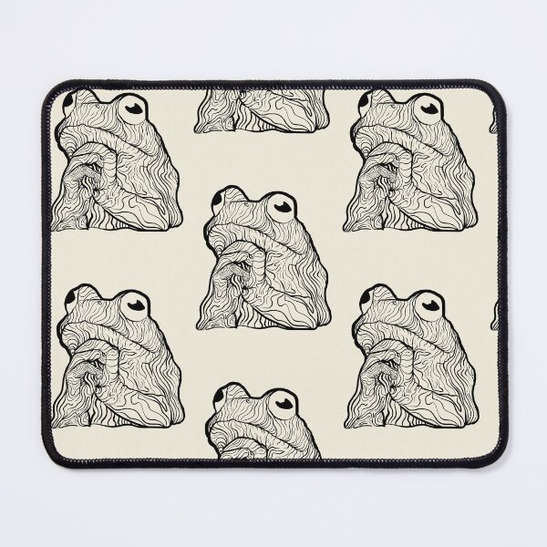 Item preview, Psychedelic Praying Toad, Frog Line Art, Swamp Trip Art designed and sold by Digital Vector GB.