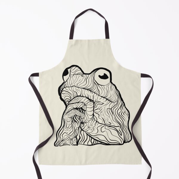 Item preview, Psychedelic Praying Toad, Frog Line Art, Swamp Trip Art designed and sold by Digital Vector GB.