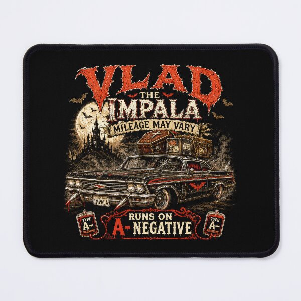 Item preview, VLAD THE IMPALA COLLECTION: A- NEGATIVE designed and sold by WheelieGdArt.