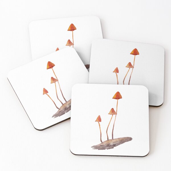 Item preview, Watercolor Three red  Mushrooms  designed and sold by IreneRuya.