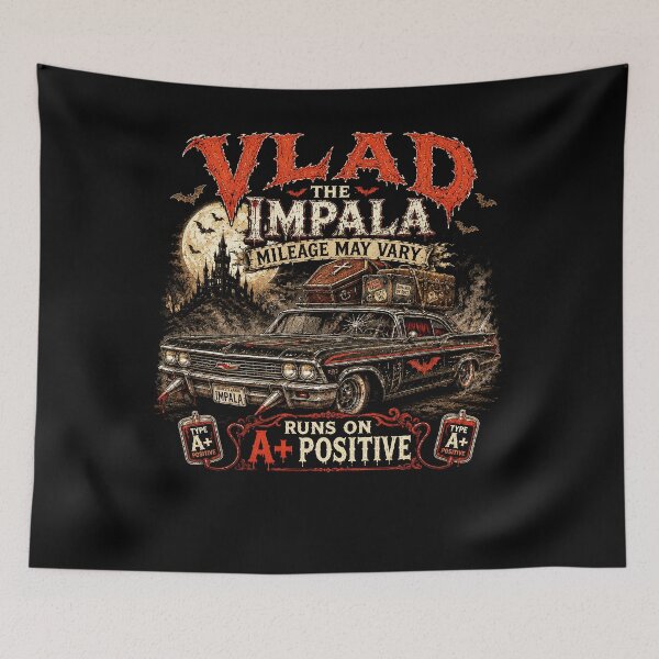 Item preview, VLAD THE IMPALA COLLECTION: A+ POSITIVE designed and sold by WheelieGdArt.