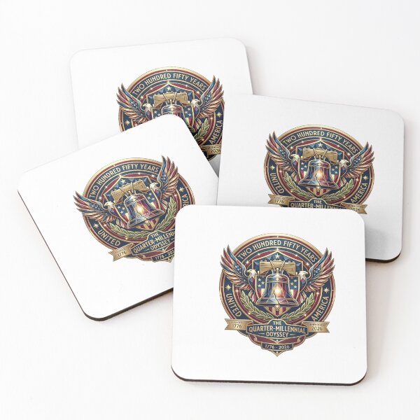 Item preview, America 250 - A Quarter Millennium Commemorative Emblem (1776-2026) designed and sold by laughingshirts.