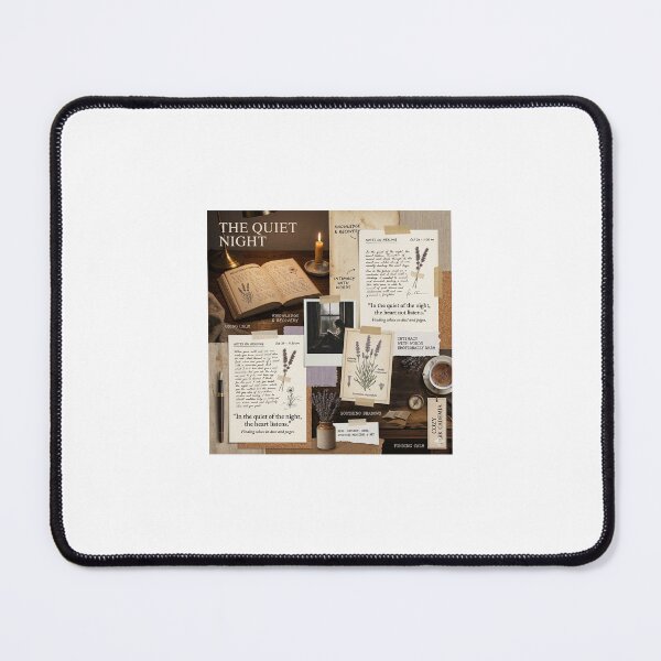 Item preview, dark academia × cozy medical aesthetic × emotional collage designed and sold by MIDAD_ABID.
