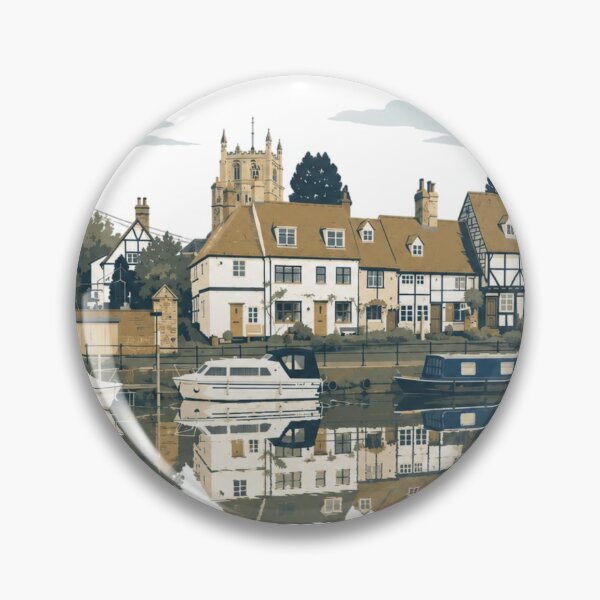 Item preview, Tewkesbury, Gloucestershire River Avon design  designed and sold by WheresTheTShirt.